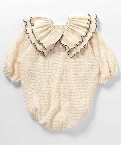 可拆卸領飾連體衣