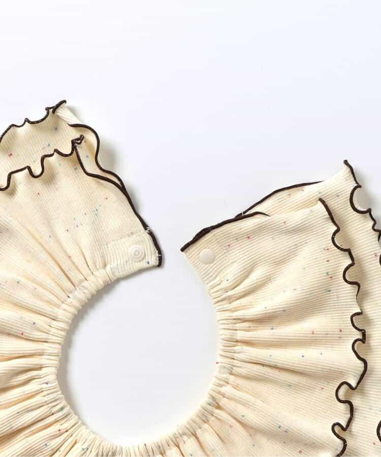 可拆卸領飾連體衣