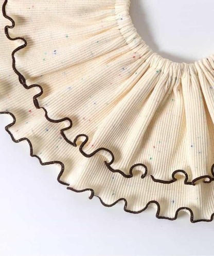 可拆卸領飾連體衣