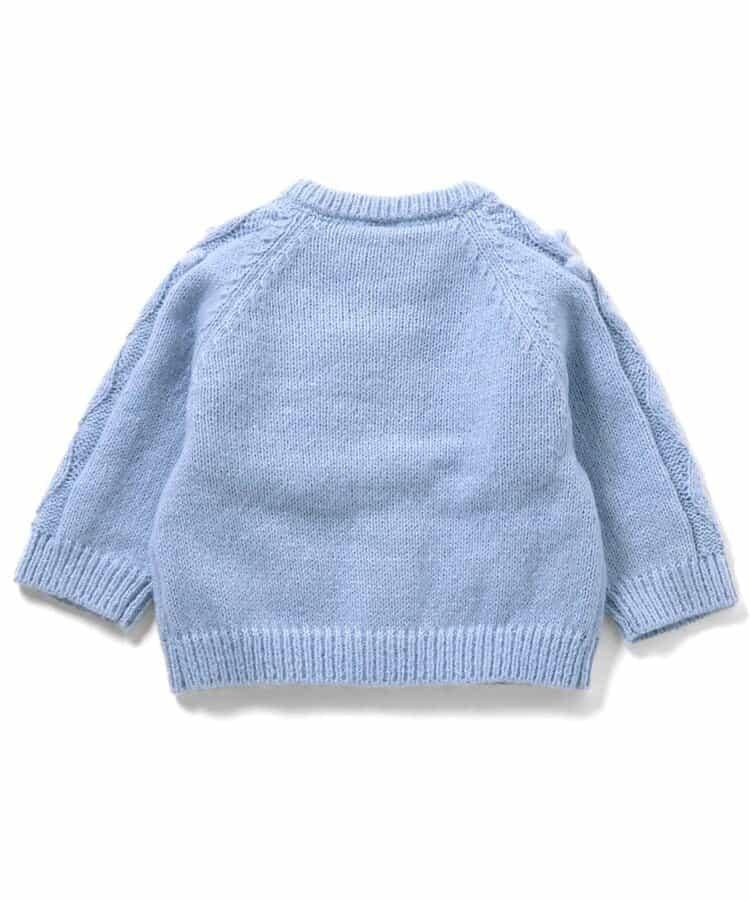 毛球針織嬰兒開衫_可機洗