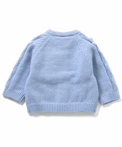 毛球針織嬰兒開衫_可機洗