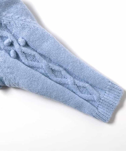 毛球針織嬰兒開衫_可機洗