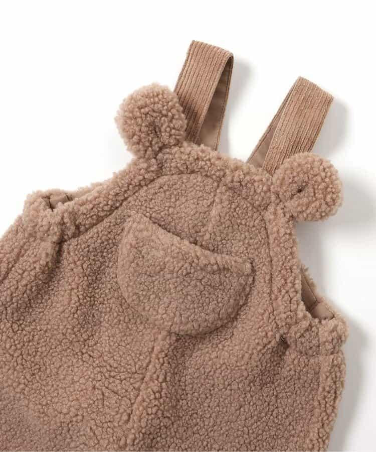 動物絨毛嬰兒連體褲