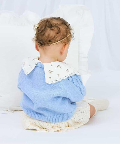 毛球針織嬰兒開衫_可機洗