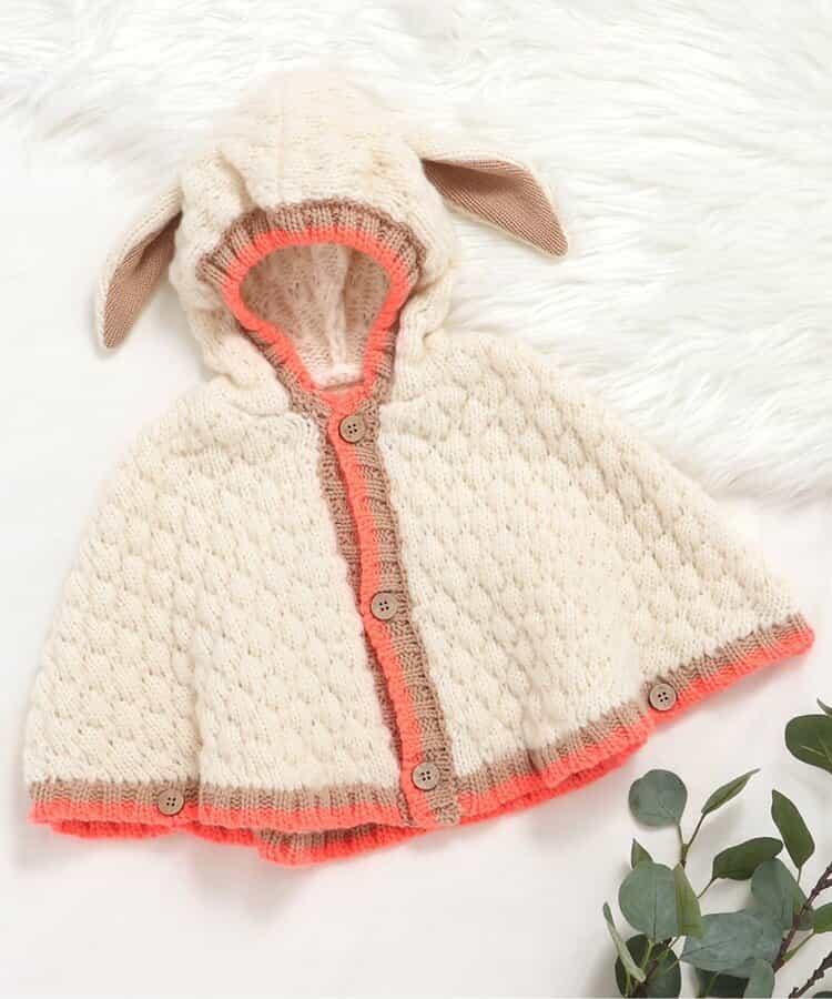 FUN!FAN!ANIMAL 凸起針織披肩