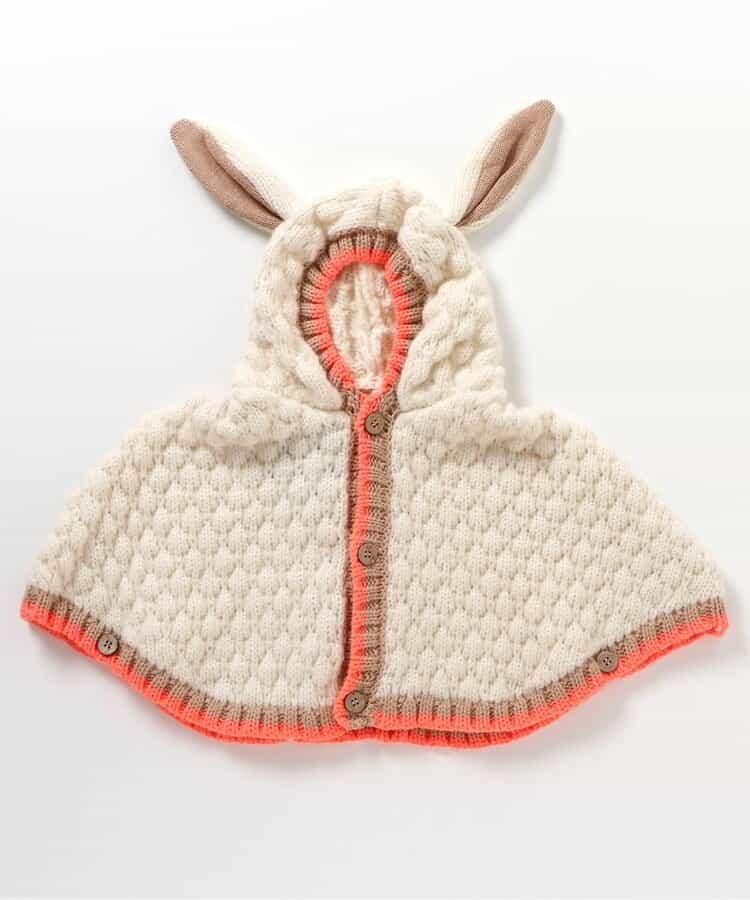 FUN!FAN!ANIMAL 凸起針織披肩