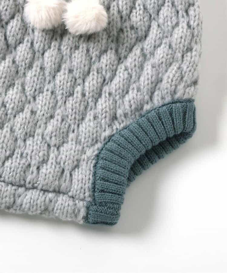 FUN!FAN!ANIMAL 凸起針織短褲