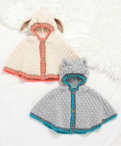 FUN!FAN!ANIMAL 凸起針織披肩