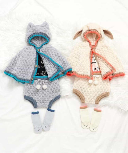 FUN!FAN!ANIMAL 凸起針織短褲