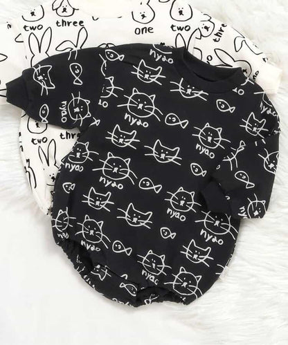 FUN!FAN!ANIMAL 全印花連體衣