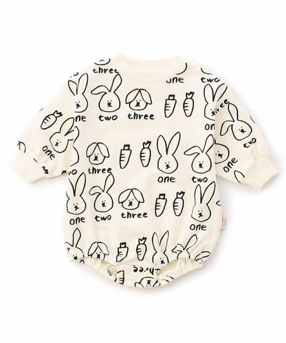 FUN!FAN!ANIMAL 全印花連體衣