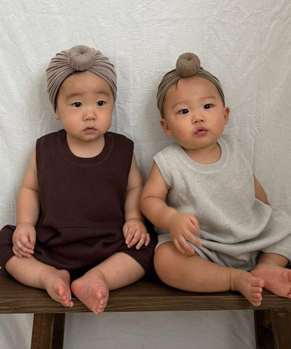 【100%純棉可水洗】【BABY】衛衣風針織連體衣