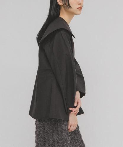 水手領修身襯衫