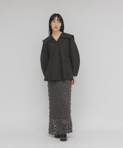 水手領修身襯衫