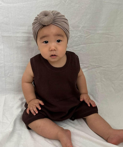【100%純棉可水洗】【BABY】衛衣風針織連體衣
