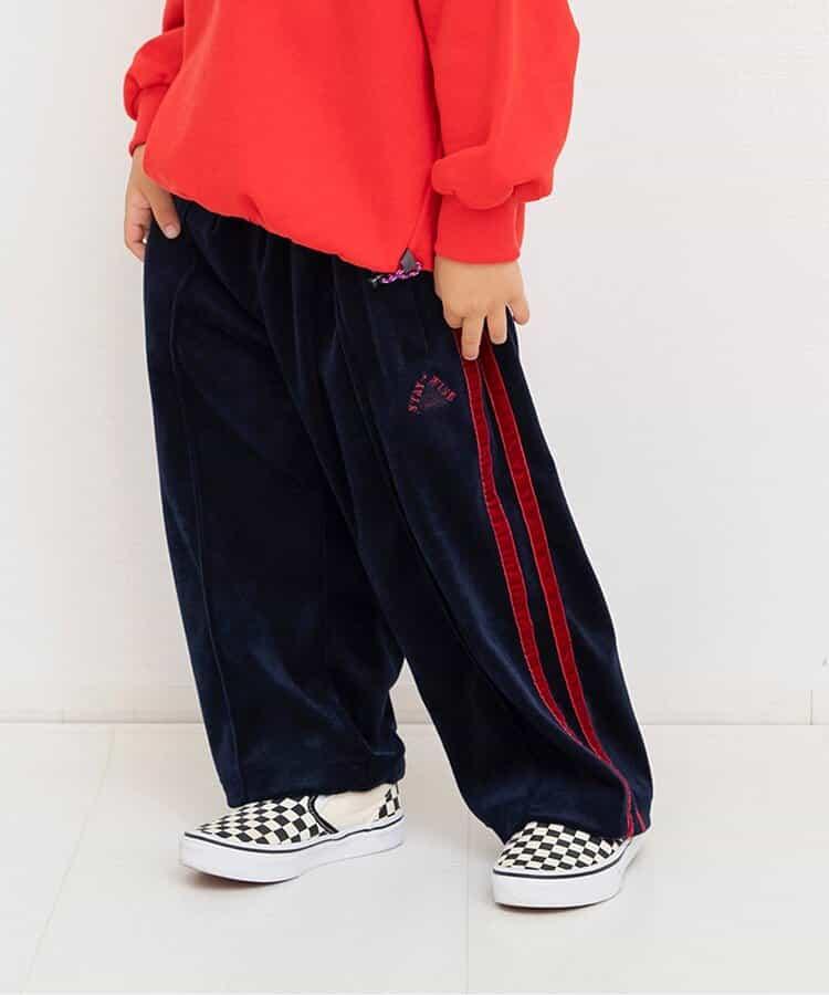 天鵝絨運動長褲（可成套搭配） 十分褲