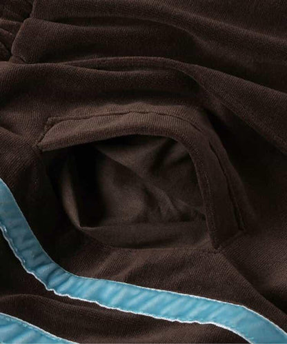 天鵝絨運動長褲（可成套搭配） 十分褲