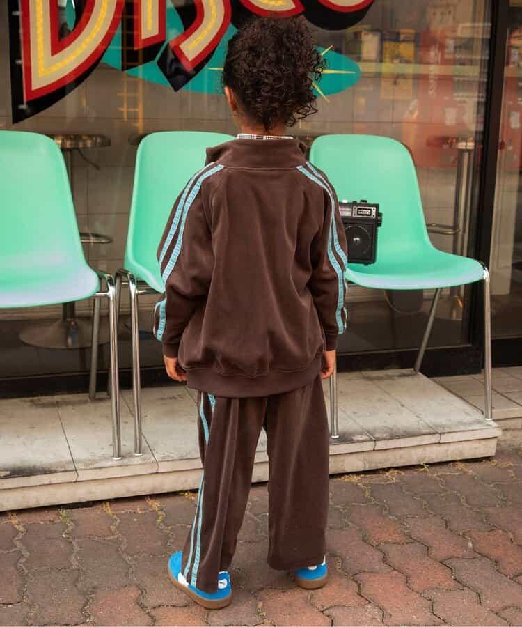 天鵝絨運動長褲（可成套搭配） 十分褲