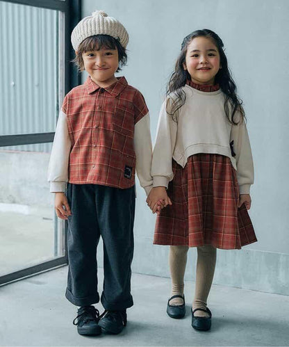 【リンク】保暖格紋連衣裙