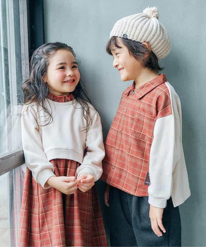 【リンク】保暖格紋連衣裙