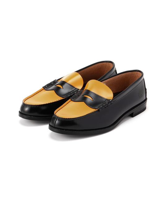 The Kenford Fineshoes/COIN樂福鞋 黑色×黃色