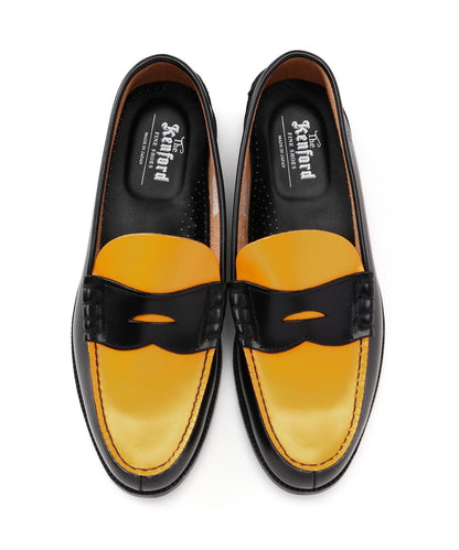 The Kenford Fineshoes/COIN樂福鞋 黑色×黃色