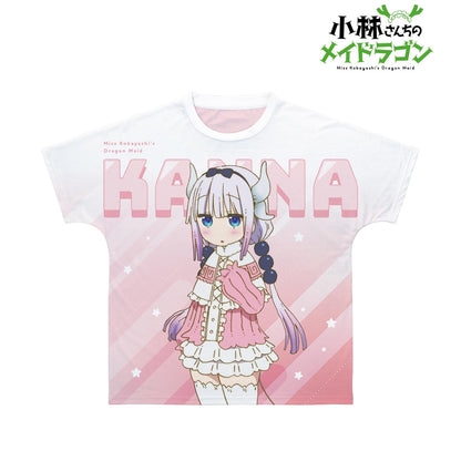 《小林家的龍女僕》_(尺碼/XXXL)_康娜 全幅印花男女通用T恤