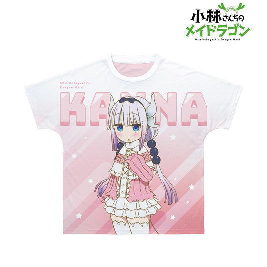 《小林家的龍女僕》_(尺碼/XXXL)_康娜 全幅印花男女通用T恤