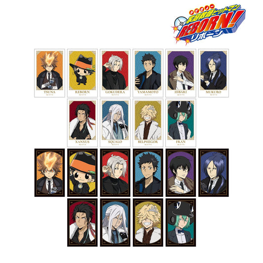 《家庭教師HITMAN REBORN!》全新繪製 毛皮大衣×西裝ver. 隨機插畫卡（單位/盒）【全套BOX/20包入】