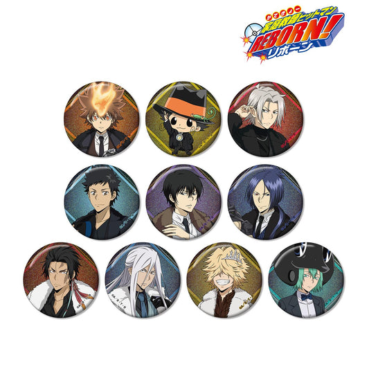《家庭教師HITMAN REBORN!》全新繪製 毛皮大衣×西裝ver. 交易全息徽章（單位/盒）【全套BOX/10包入】
