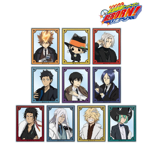 《家庭教師HITMAN REBORN!》全新繪製 毛皮大衣×西裝版 盒裝隨機亞克力卡片【全套BOX/10包入】