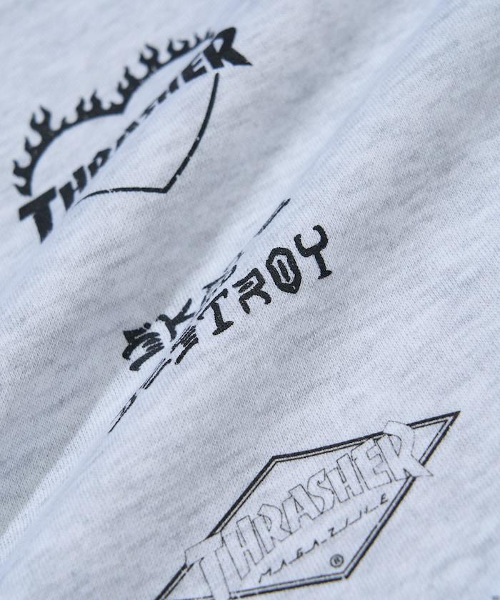 特別款LOGO圓領背面印花衛衣