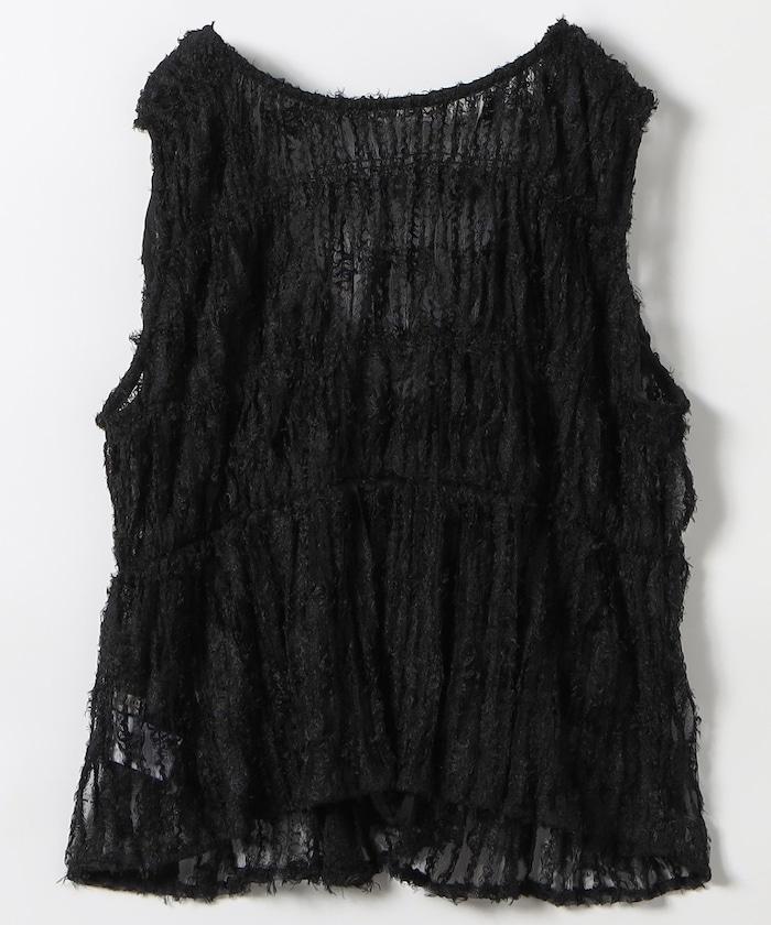 2WAY 羽毛流蘇馬甲