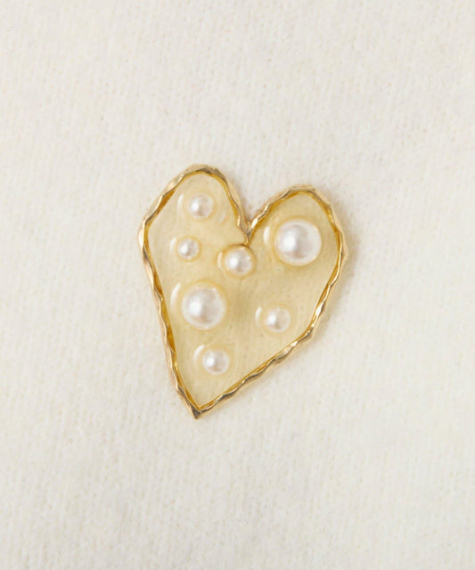 【PAPILLONNER/パピヨネ】愛心別針胸針