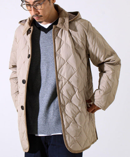 【配色羅紋點綴的優雅針織衫】GR刺繡 淺V領套頭針織衫