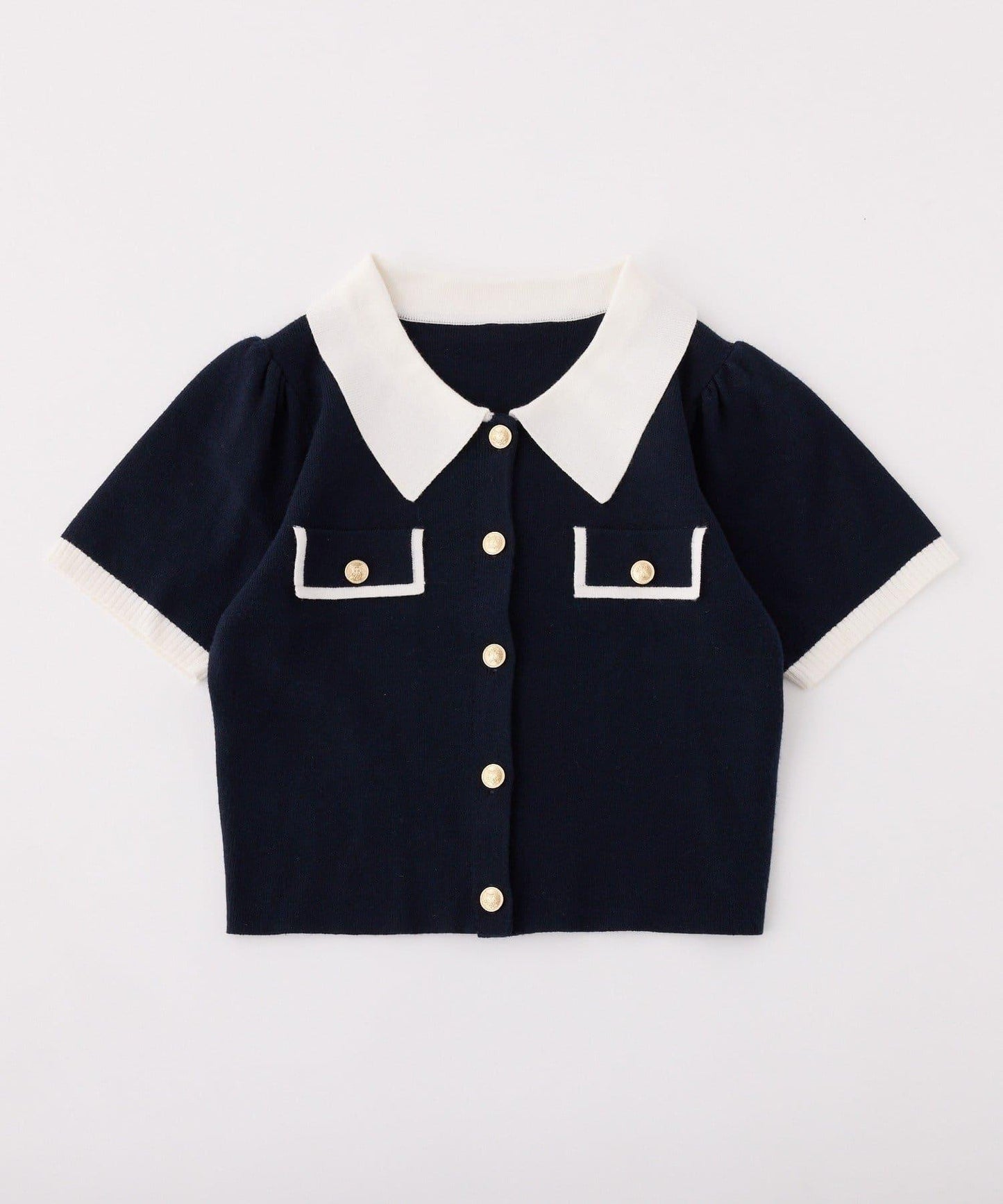 【one after another】拼色針織衫