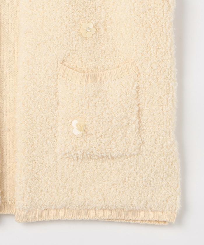 花卉寶石裝飾針織背心