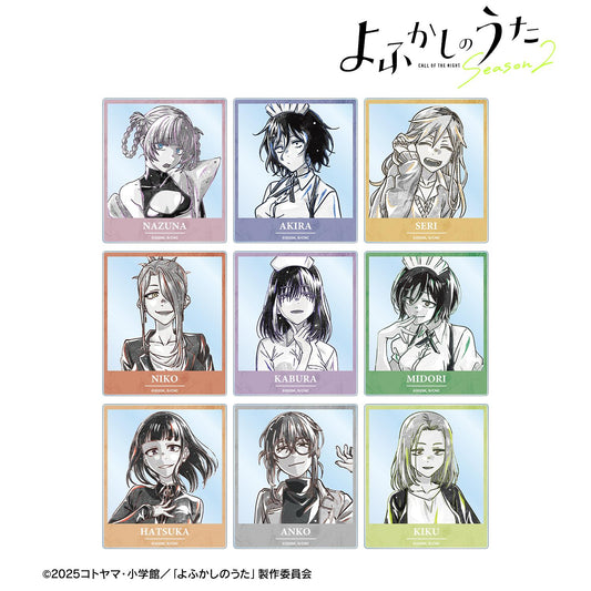 《徹夜之歌》 Season2_隨機 Ani-Art BLACK LABEL 亞克力卡片（單品/全套BOX）【BOX/9包入】