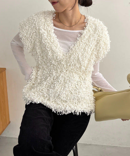 【CAPRICIEUX LE'MAGE】圈圈紗流蘇上衣