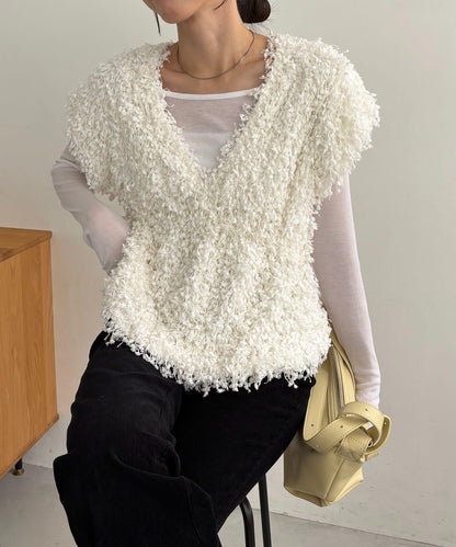 【CAPRICIEUX LE'MAGE】圈圈紗流蘇上衣