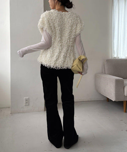 【CAPRICIEUX LE'MAGE】圈圈紗流蘇上衣