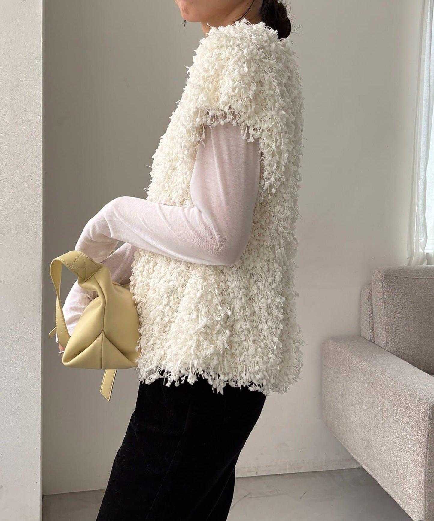 【CAPRICIEUX LE'MAGE】圈圈紗流蘇上衣