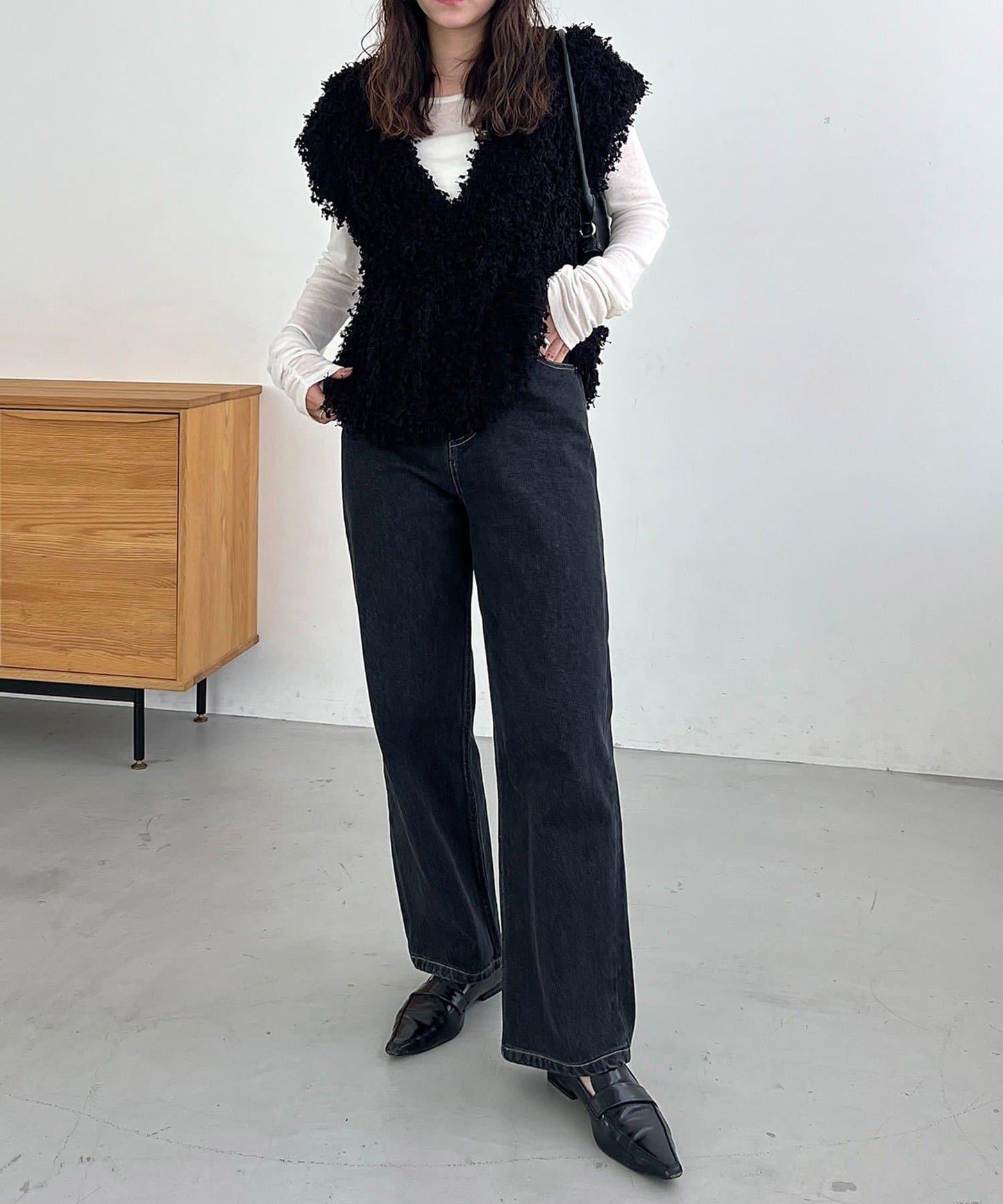 【CAPRICIEUX LE'MAGE】圈圈紗流蘇上衣