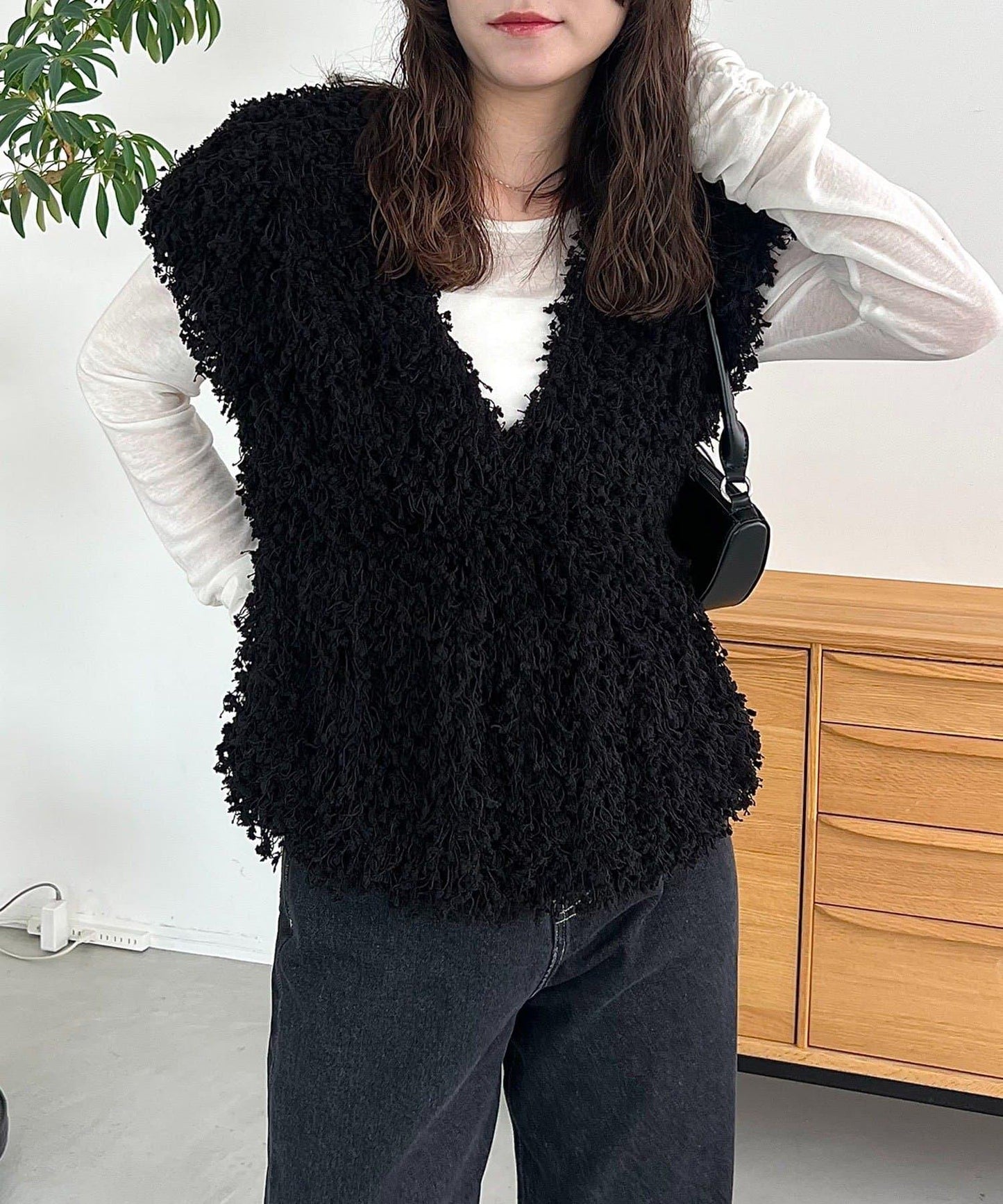 【CAPRICIEUX LE'MAGE】圈圈紗流蘇上衣