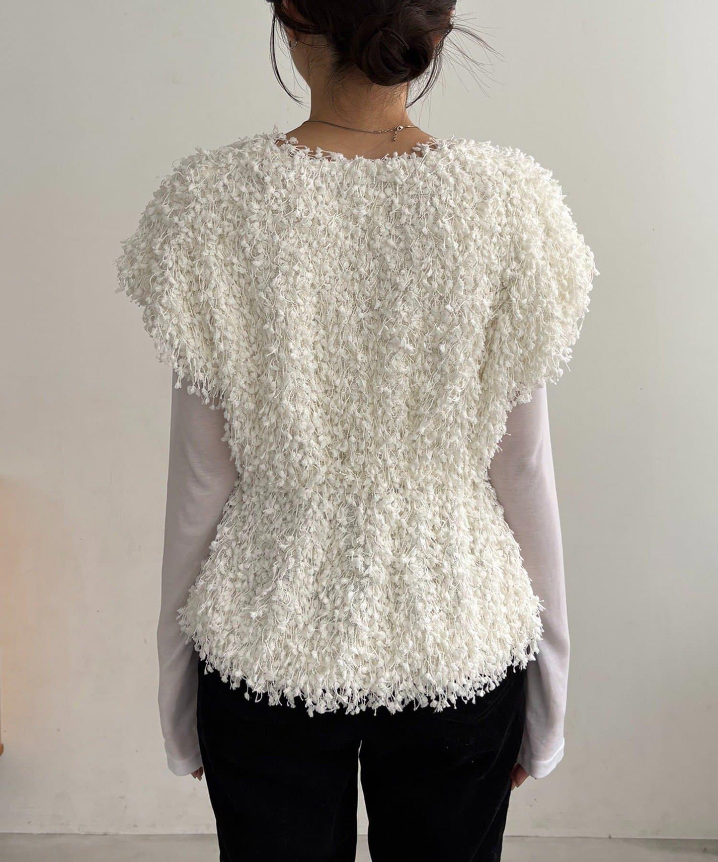 【CAPRICIEUX LE'MAGE】圈圈紗流蘇上衣