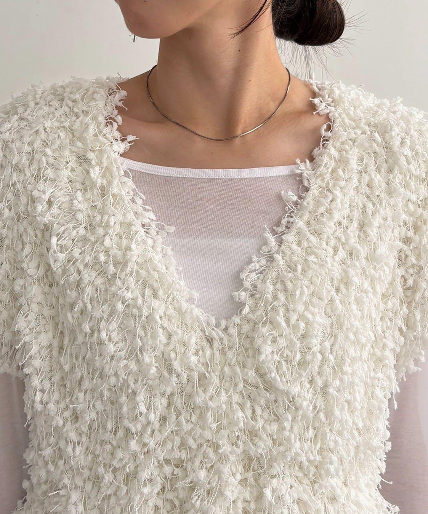 【CAPRICIEUX LE'MAGE】圈圈紗流蘇上衣