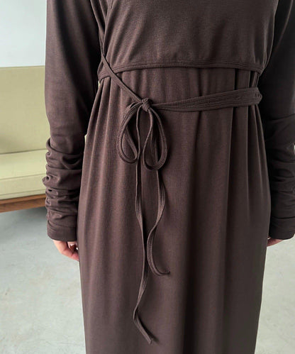 【CAPRICIEUX LE'MAGE】拼接不對稱連衣裙