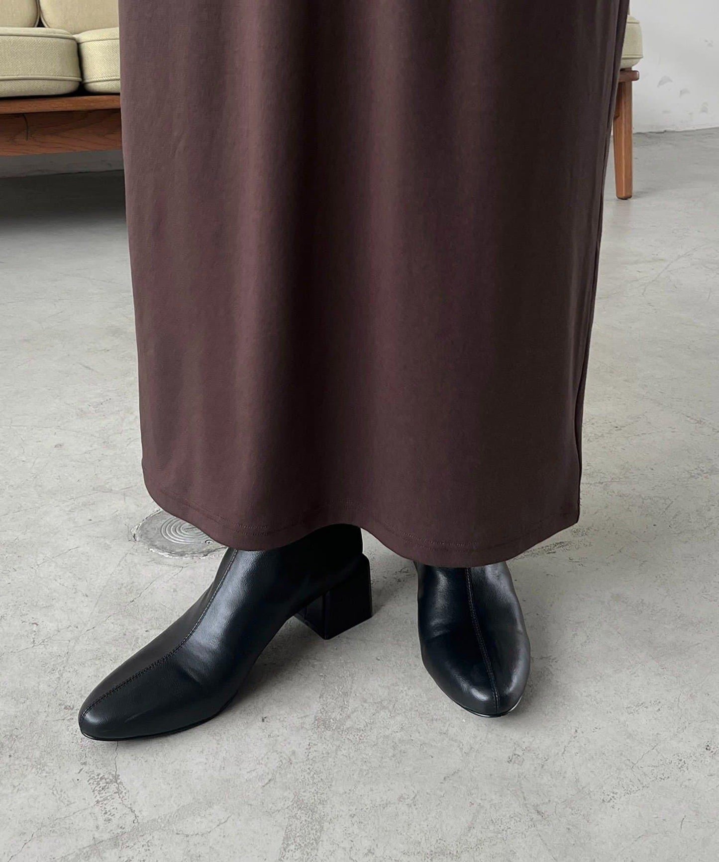 【CAPRICIEUX LE'MAGE】拼接不對稱連衣裙