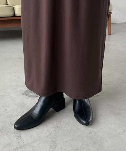 【CAPRICIEUX LE'MAGE】拼接不對稱連衣裙