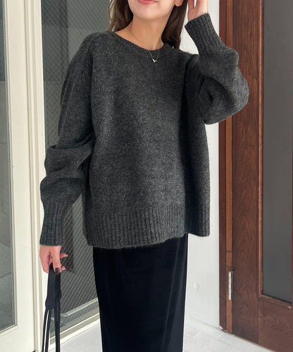 【前後兩穿】柔軟蓬鬆兩穿V領針織衫